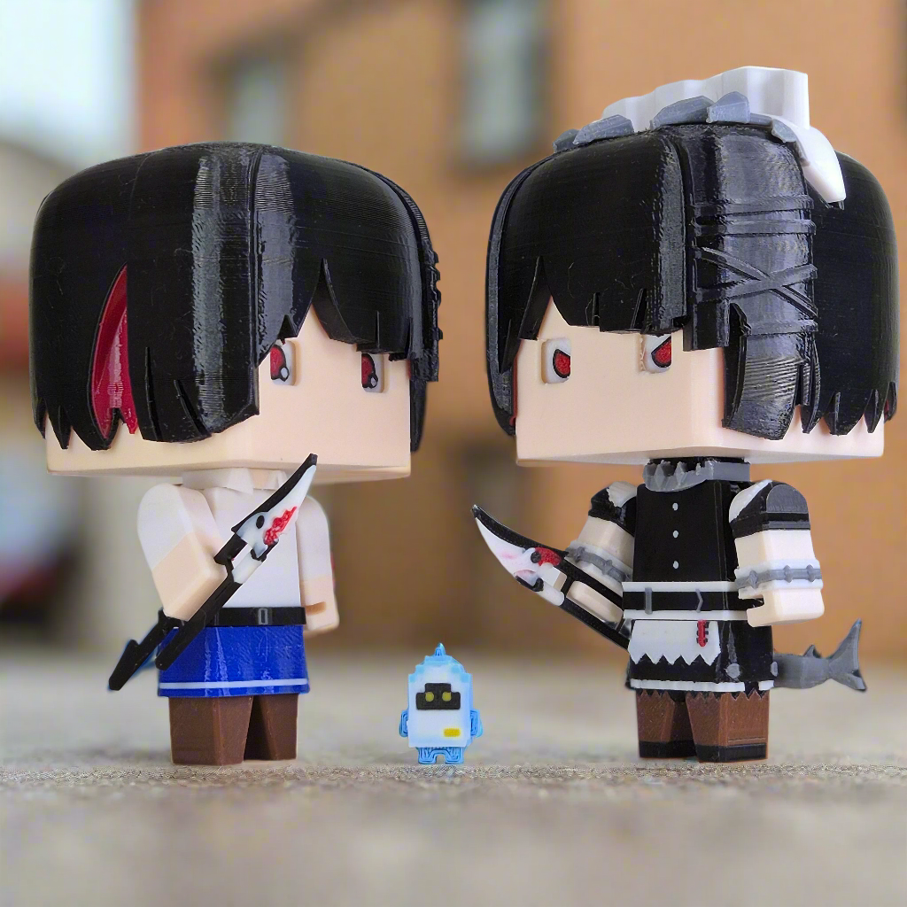 Chibi ELLEN JOE Figurine, 3D Printed, FANMADE