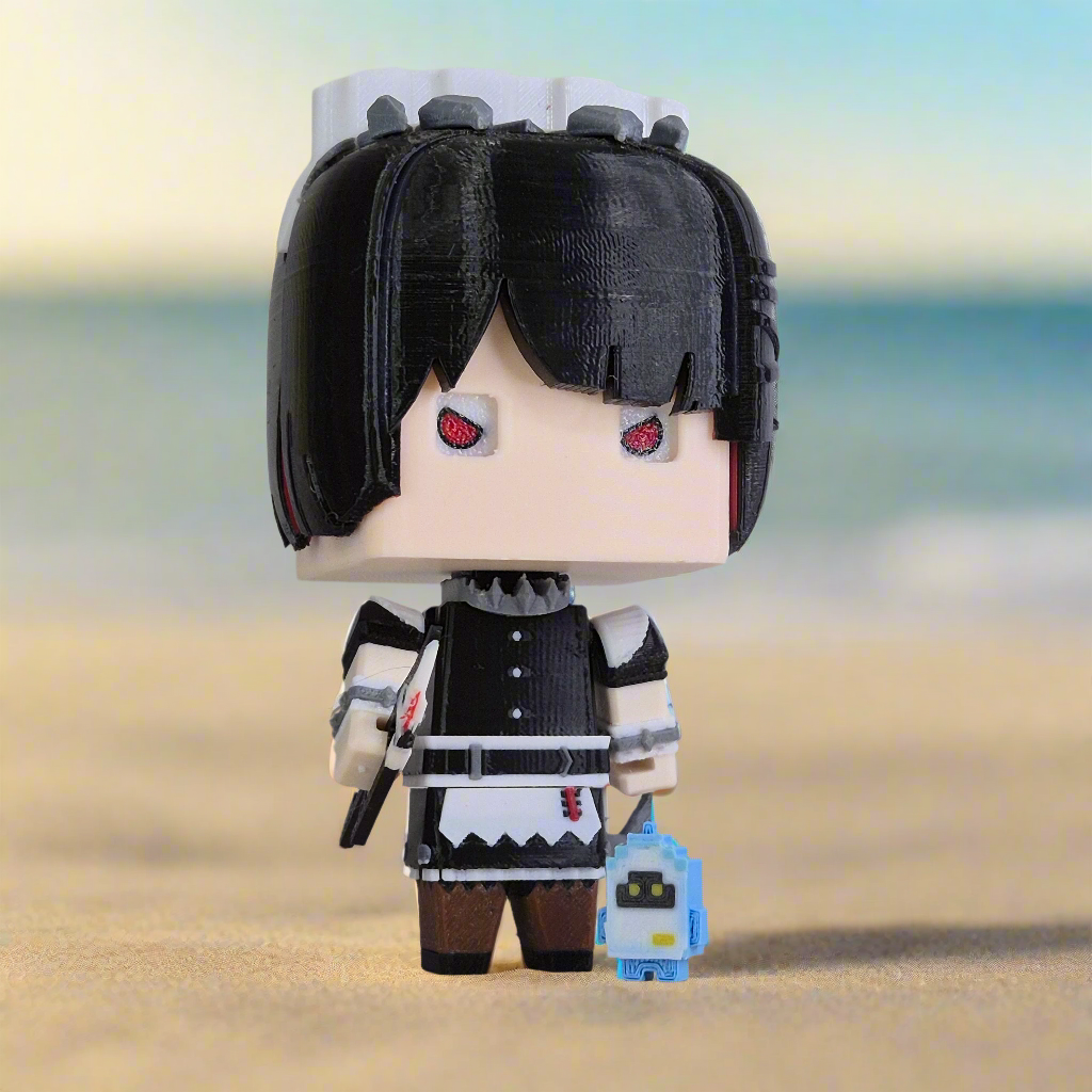 Chibi ELLEN JOE Figurine, 3D Printed, FANMADE