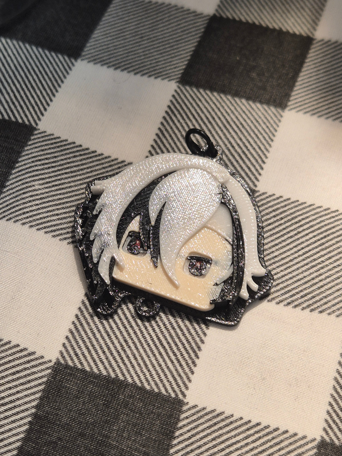 Faceplate, Arlecchino, 3D Printed, Fanmade