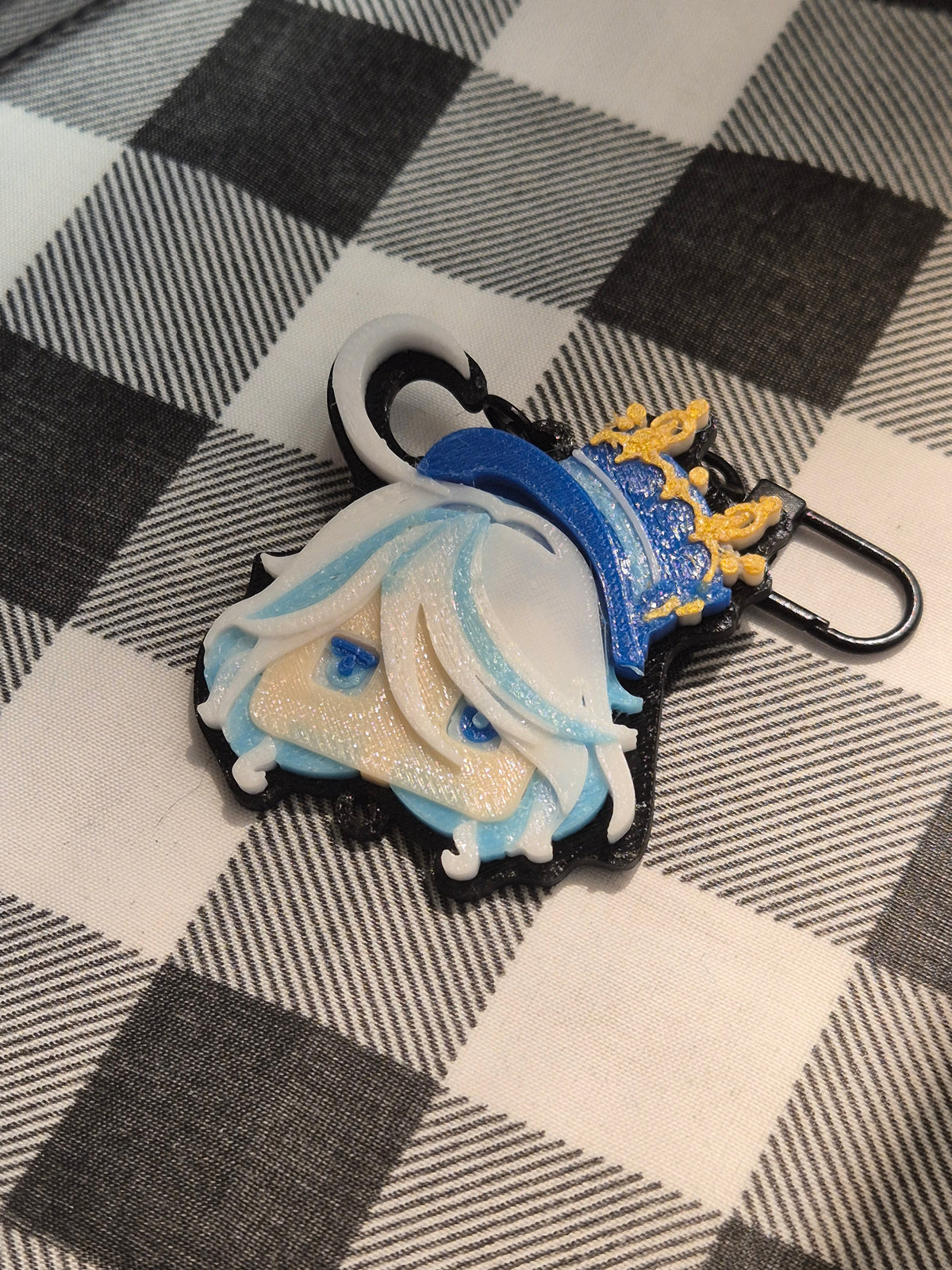 Faceplate, Furina, 3D Printed, Fanmade