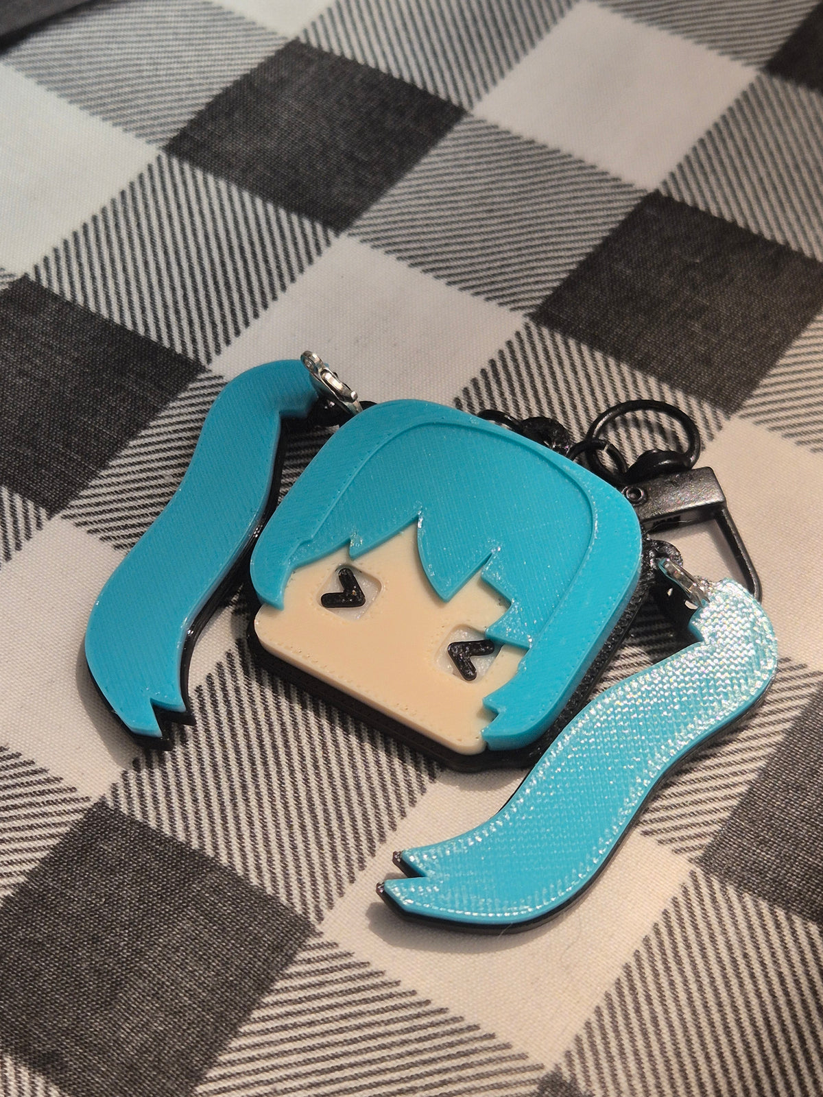 Faceplate, Hatsune Miku, 3D Printed, Fanmade