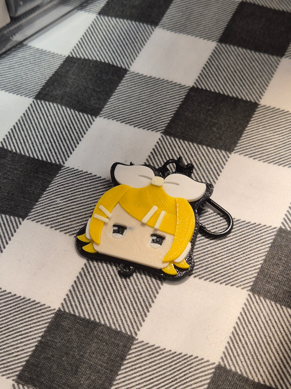 Faceplate, Kagamine Rin, 3D Printed, Fanmade