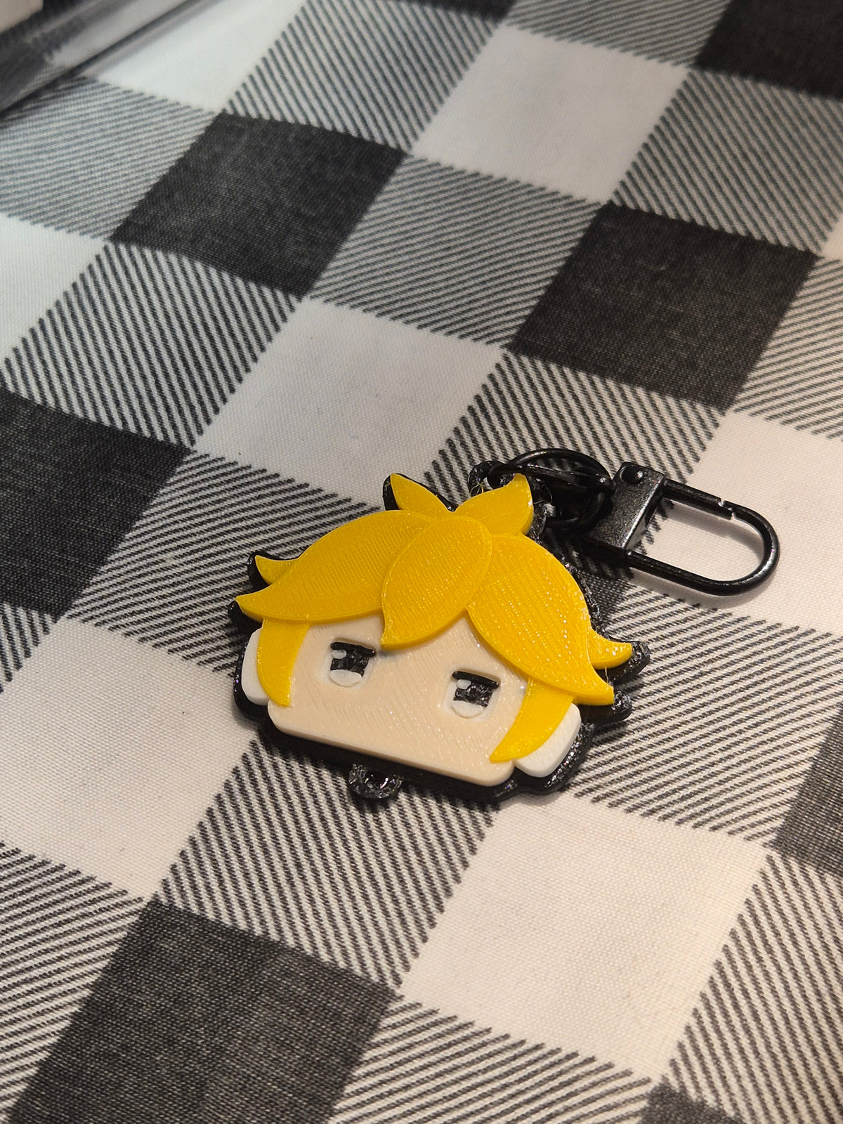 Faceplate, Kagamine Len, 3D Printed, Fanmade