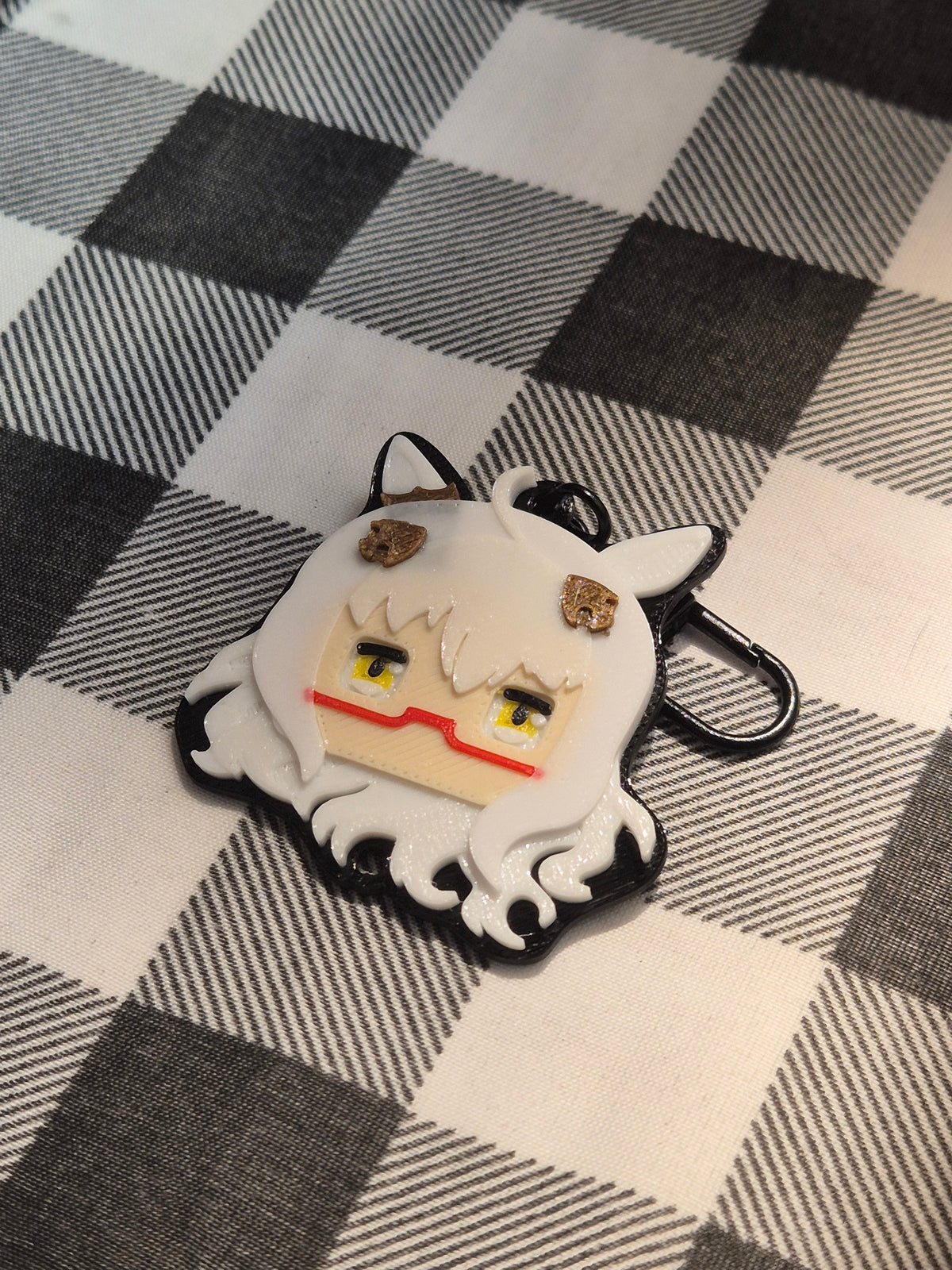 Faceplate, Biwa Hiyahide, 3D Printed, Fanmade