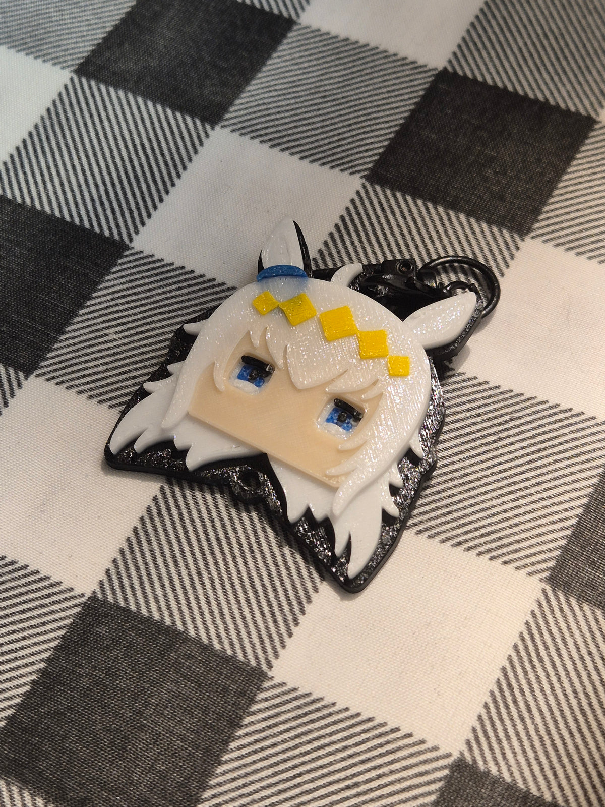 Faceplate, Oguri Cap, 3D Printed, Fanmade