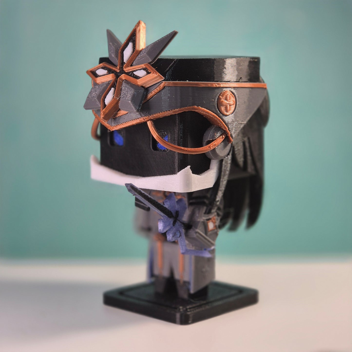 Chibi IL CAPITANO Figurine, 3D Printed, FANMADE